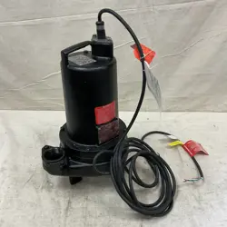 DAYTON 4HU87 SEWAGE EJECTOR PUMP 1 1/2HP 460V 175GPM 4.90A