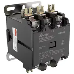 DAYTON 783XZ1 DEFPURPOSEMAGCONTACTOR, 120VAC, 3P, 63A