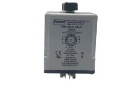 NOS DAYTON 120VAC/DC 10A 11 PIN 2-300 SECONDS TIME DELAY RELAY 1EGC6