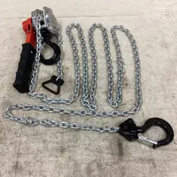DAYTON 425Z67 LEVER CHAIN HOIST 1000LB LIFT CAP 10' LIFT