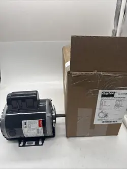 DAYTON 6K870BG BELT DRIVE MOTOR 1 SPEED OPEN DRIPPROOF CRADLE BASE MOUNT 1/4 HP,
