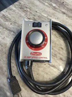 VINTAGE DAYTON 4X701 SPEED CONTROL 10AMP.
