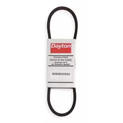DAYTON 2L381 3VX315 COGGED, WEDGE V-BELT, 31.5 IN OUTSIDE LENGTH, 3/8 IN TOP