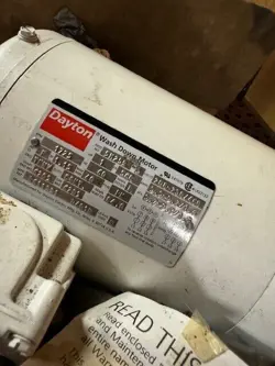 DAYTON WASH DOWN MOTOR