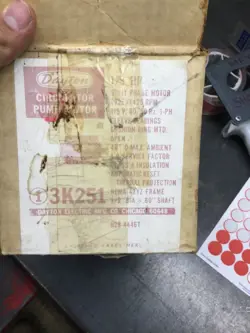 PUMP MOTOR DAYTON