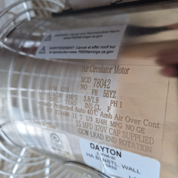 STEEL WASHDOWN FAN