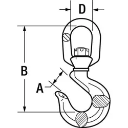 SLIP HOOK ALLOY