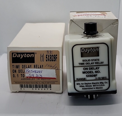 DAYTON TIME DELAY RELAY MODEL NO. 5X828F 1-10 SEC.