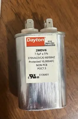 RUN CAPACITOR 7.5MFD