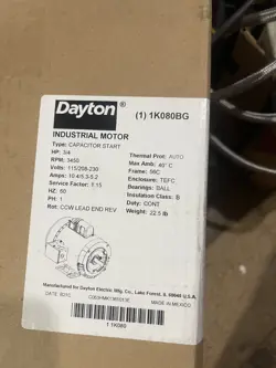 INDUSTRIAL MOTOR 1-PHASE