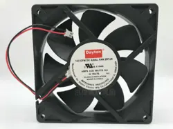 1PC DAYTON FAN 2RTJ5 133CFM DC AXIAL DC 24V 0.36A 12025 12CM 2 PIN