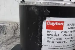 DAYTON 494R58 1/2 HP 825 RPM 115/208-230V REPLACEMENT EXHAUST FAN MOTOR