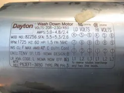 208-230/460V FRAME 56HC