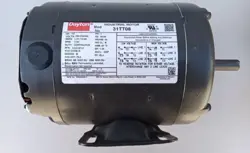 DAYTON 31TT08 3-PHASE GENERAL PURPOSE MOTOR, 1/2 HP, 56 FRAME, 230/460V AC NEW
