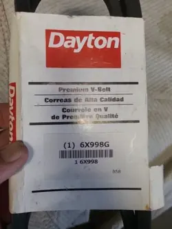 V-BELT 6X998