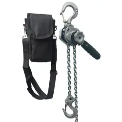 DAYTON 816YJ8 LEVER CHAIN HOIST,1100 LB. 20 FT.