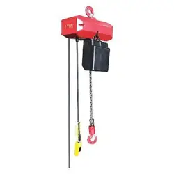 DAYTON 452R40 ELECTRIC CHAIN HOIST, 2,000 LB, 10 FT, HOOK MOUNTED - NO TROLLEY,
