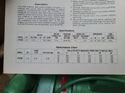 PUMP SINGLE PHASE