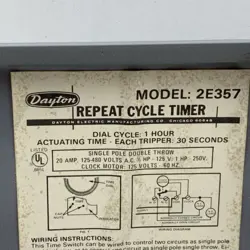 CYCLE TIME SWITCH