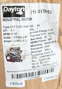 PURPOSE MOTOR SINGLE