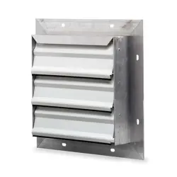 DAYTON SHUTTER,WALL,10 IN 4C555 DAYTON 4C555 190735322154 WHITE