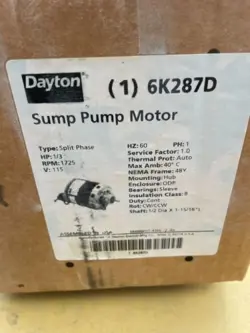 PUMP MOTOR 6K287E