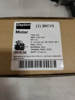 3RCY5 MOTOR BLOWER