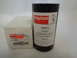 NEW DAYTON 2MEL4 ROUND MOTOR START CAPACITOR 72-88 MFD 330V