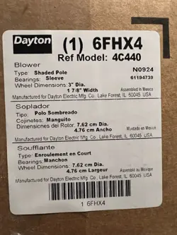 70213466X BLOWER