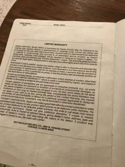 OPERATING INSTRUCTIONS