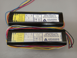LOT OF 2 - ADVANCE R-2S40-1-TP MARK III ENERGY SAVER BALLAST 120 VOLT 60HZ