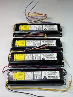 LOT OF 4 ADVANCE TRANSFORMER R-2S40-1-TP MARK III ENERGY SAVER