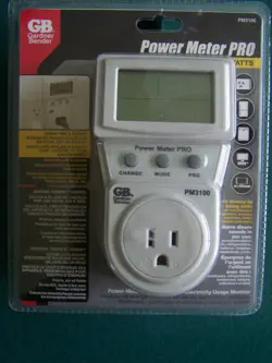 NEW -- GB GARDNER BENDER POWER METER PRO ADVANCED ENERGY USAGE MONITOR (PM3100)
