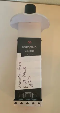 ADVANCED ENERGY SEKIDENKO MODEL NO. OR400M OPTICAL IR PYROMETER