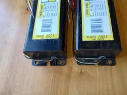(2) NEW ADVANCE R-2E75-S-3-TP MARK III ENERGY SAVER SLIMLINE BALLAST, 120V, 60HZ