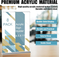 ACRYLIC SIGN HOLDER
