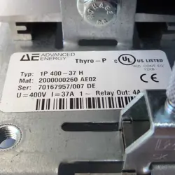 ADVANCED ENERGY THYRISTOR-LEISTUNGSSTELLER THYRO-P 1P 400-37 H GEB