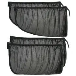 2PCS CAR WINDOW SCREEN MESH COVER PRIVACY MOSQUITO BUGS NET SUN UV PROTECTION