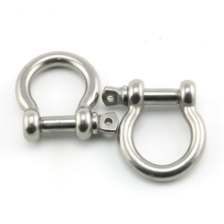 2PCS 3/8 INCH 10MM SCREW PIN ANCHOR SHACKLE STAINLESS STEEL HEAVY DUTY B
