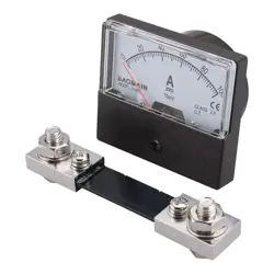 DH-670 DC 100A ANALOG AMP PANEL METER CURRENT AMMETER WITH 75MV SHUNT