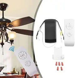 REMOTE CONTROL KIT FOR CEILING FAN LAMP CONVENIENT AND EASY TO USE 30M RANGE