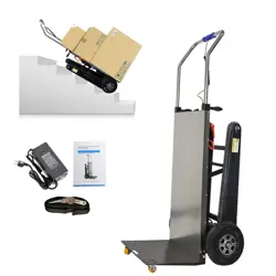 500W MOTOR BATTERY POWERED FOLDING STAIR CLIMBER CART ELECTRIC HAND TRUCK DOLLY