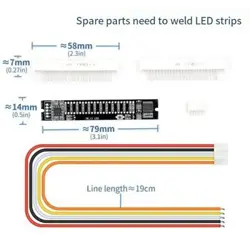 ADJUSTABLE LIGHT SPEED LED MUSIC LEVEL INDICATOR MINI DUAL 12BIT VU METER