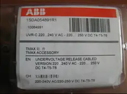 ORIGINAL ABB UNDER-VOLTAGE TRIP YU-CABLED 220-240VAC / 220-250VDC T4/6 #F2