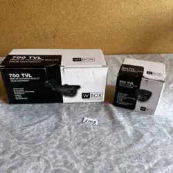 LOT 2 WBOX 0E-BLIR700F. 0E-DRSTP800 800TVL DOME CAMERA IR VANDAL TRUE NIGHT/DAY