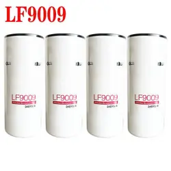 4PCS LF9009 OIL FILTER REPLACES 3401544 FOR CUMMINS ENGINE OIL FILTER