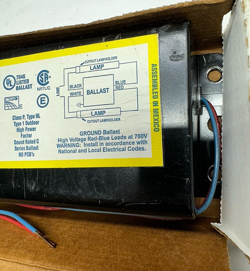 ADVANCE R-2E75-S-3-TP MARK III ENERGY SAVER SLIMLINE BALLAST, 120V, 60HZ