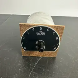 GENERAL RADIO COMPANY 510-E DECADE RESISTANCE UNIT RESISTOR. 10 OHM STEP.