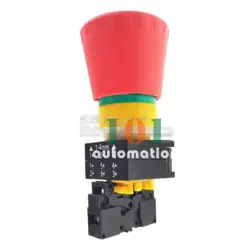 1PCS NEW FOR   3SB3203-1HA26 EMERGENCY STOP BUTTON 1 NORMALLY CLOSED #F11