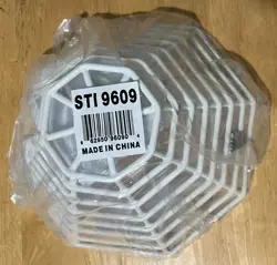 LOT OF 6 STI-9609 STEEL WEB STOPPER, HIGH PROFILE, FLUSH MOUNT, WHITE